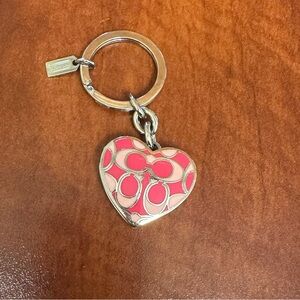 Coach key chain locket